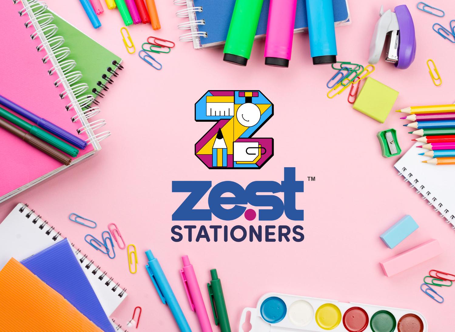School stationery items